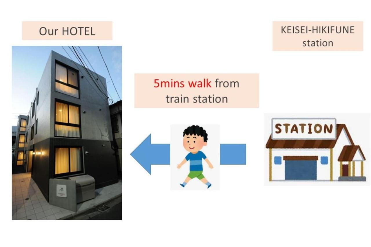 Ferienwohnung Cordea八広 Präfektur Tokio Exterior foto